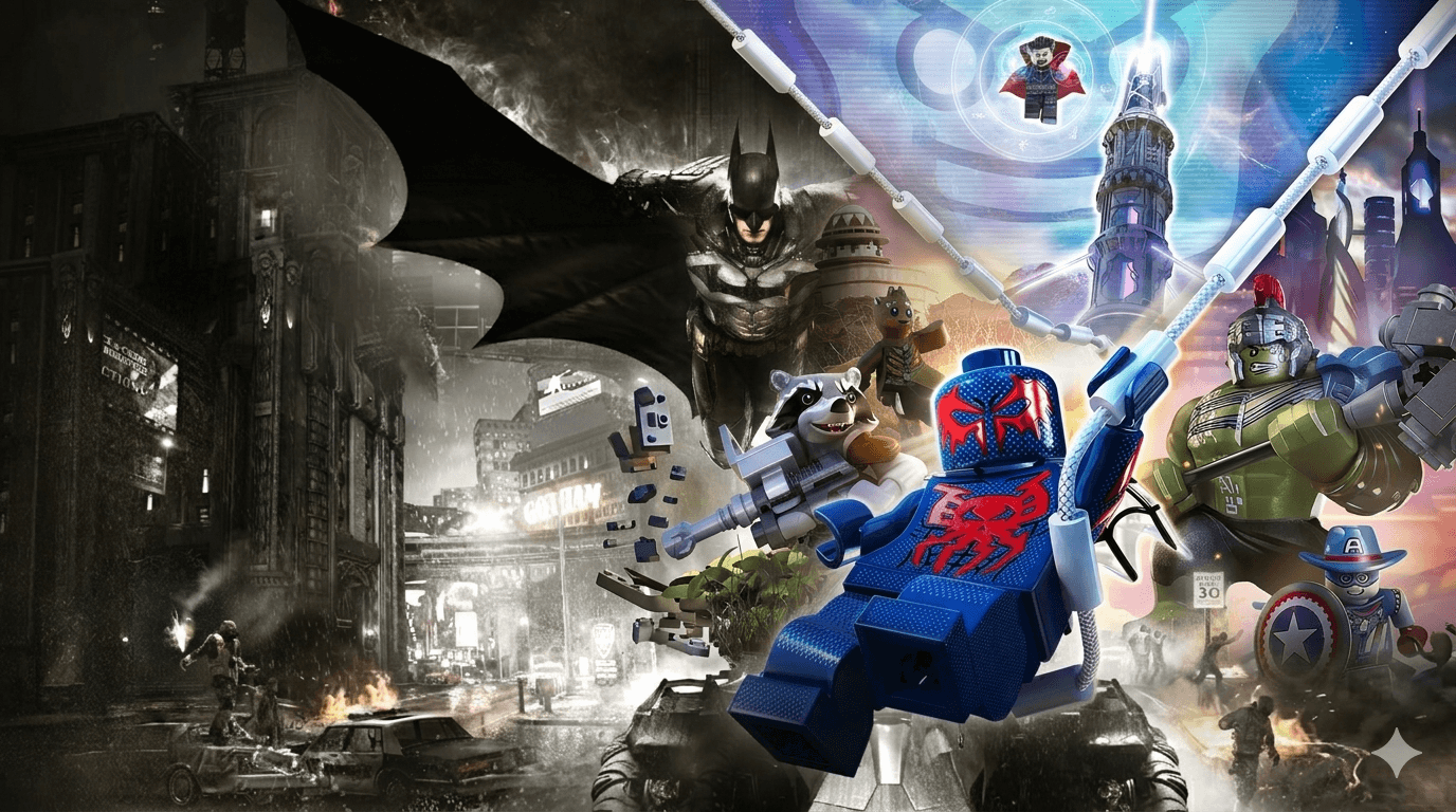 COLEÇAO BATMAN ARKHAM + LEGO COLEÇAO