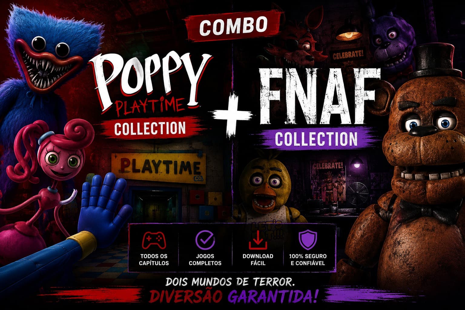 Poppy Playtime Collection + FNAF Collection